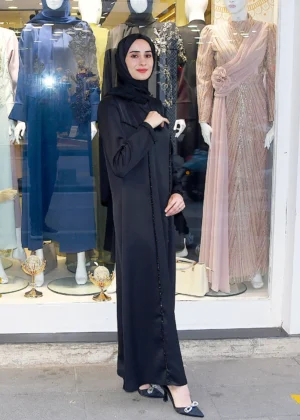 Alternative view of Boydan Taş İşleme Abiye Elbise