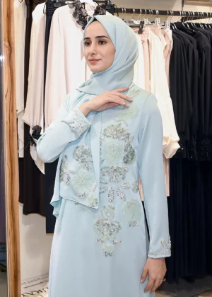 Alternative view of İnci Aplikeli Tasarim Elbise