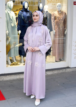 Papatya Desen Abaya Takım