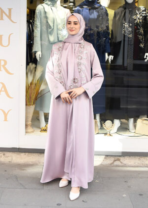 Çağla Model Abaya Takım