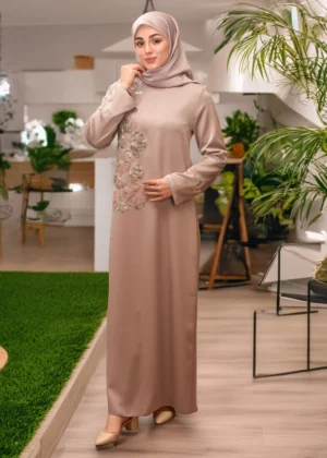 AY-1011 GÜL KURUSU ELBİSE