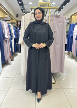 Alternative view of AY-2010 SİYAH ABAYA
