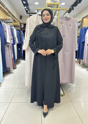 AY-2010 SİYAH ABAYA