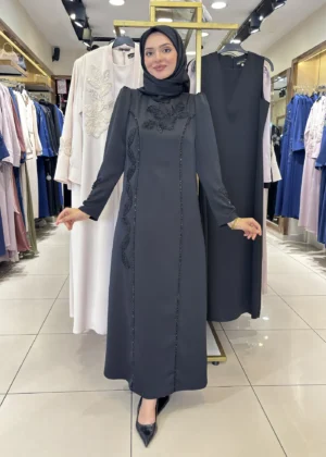 AY-4011 SİYAH ELBİSE